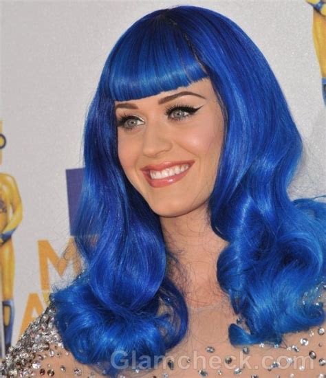 Katy Perry 2011 Hair Colors Bright Blue Hair Katy Perry Hair Color