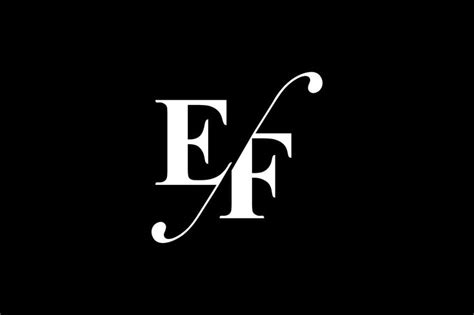 Ef Monogram Logo Design By Vectorseller Logo