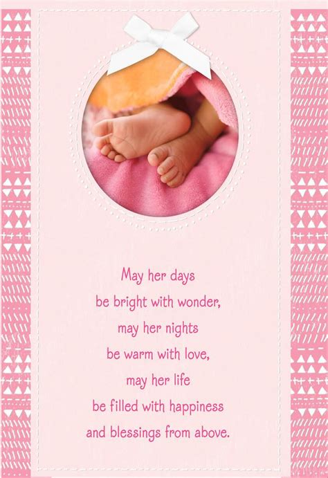 Tiny Blessings Religious New Baby Girl Card Greeting Cards Hallmark