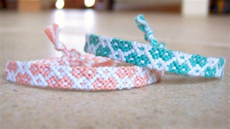 Diamond Friendship Bracelet Pattern Number 2589 For More Patterns And
