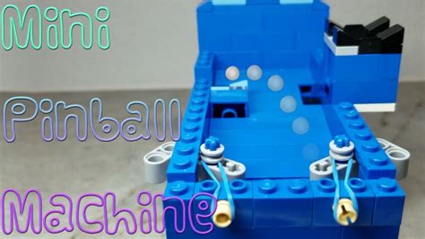 Mini Lego Pinball Machine Youtube