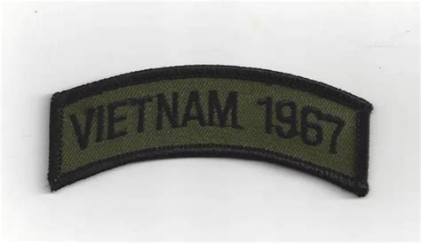 Vietnam War 1967 Subdued Tab Patch Hat Patch Us Army Marines Navy Air