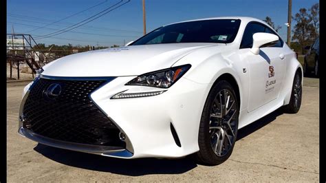The interior of the lexus rc comes in a sleek, elegant look and gives a sporty contrast to the exterior. 2015 Lexus RC 350 F Sport Full Review / Test Drive ...