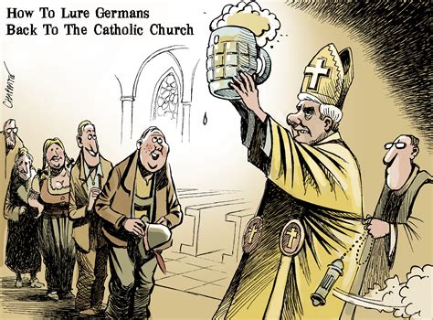 Pope Benedict In Germany Globecartoon Political Cartoons Patrick
