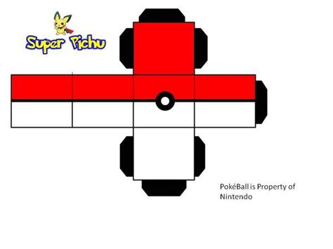 Pokeball Paper Craft By Super Pichu On Deviantart Papercraft Pokemon