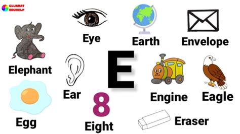 E Letter Words In English Words Starting With E Letter E Words With