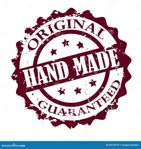 Hand Made Stamp Stock Vector Illustration Of Grungy 85518770