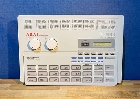 Excellent Akai Xr10 Drum Machine 16bit Pcm Powerful Sound Reverb