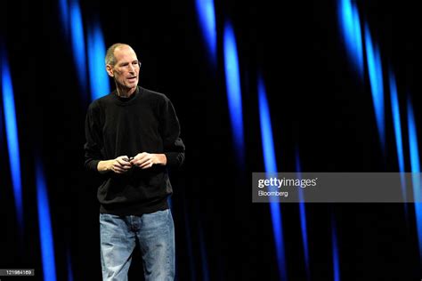 Steve Jobs Chief Executive Officer Of Apple Inc Unveils The Icloud