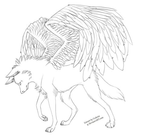 Print wolf coloring pages for free and color our wolf coloring! 106 best Winged wolves images on Pinterest | Wolves ...