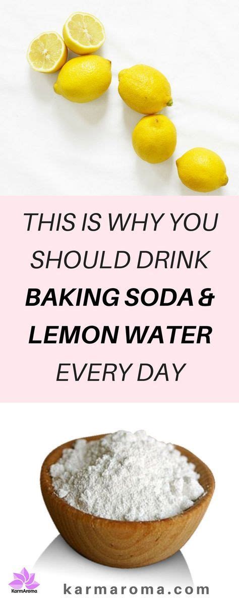 THIS IS WHY YOU SHOULD DRINK BAKING SODA LEMON WATER EVERY DAY Health Benefits Of Lemon