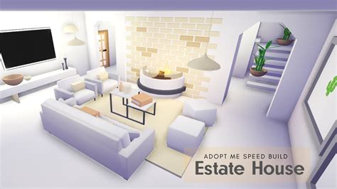 🍨house In Vanilla Shades Estate House Adopt Me Speed Buildroblox🍨
