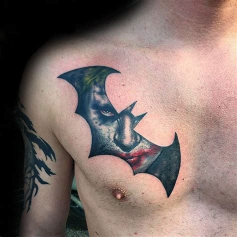 Https://tommynaija.com/tattoo/batman Joker Bat Symbol Tattoo Designs