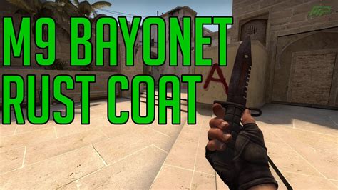 CS:GO Skins: M9 Bayonet Rust Coat (Battle Scarred) Animations - YouTube