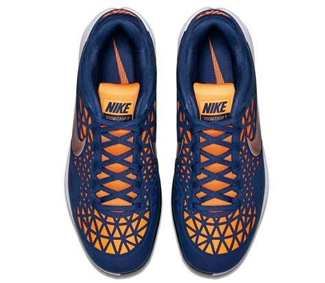 Nike Zoom Cage 2 Mens Tennis Shoes Dark Blueorange Buy It At