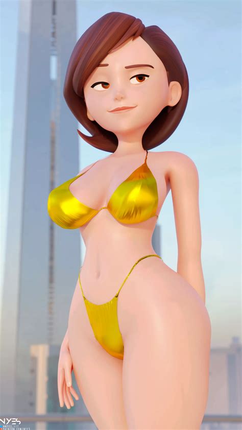 Helen Parr Nyes The Incredibles Nudes By Kuro Oji