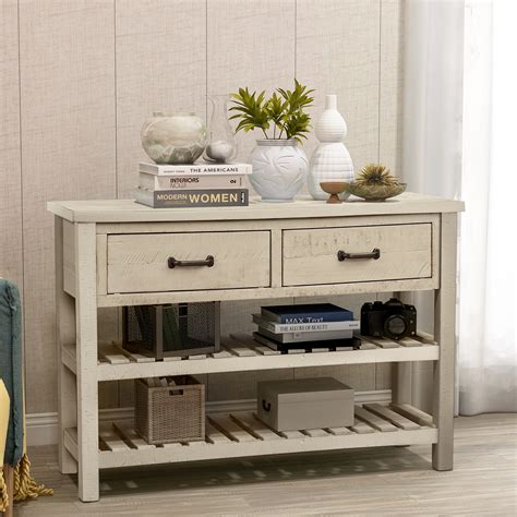 Wood Sideboard Console Table with Drawers, Buffet ...
