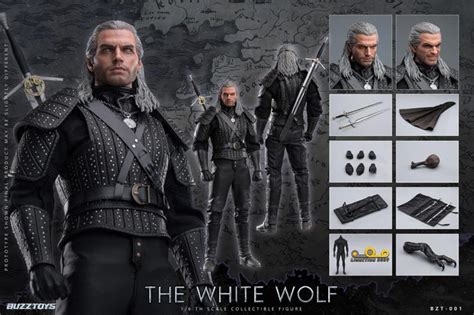 Witcher Tv Series Geralt Of Rivia White Wolf Figurky A Sošky