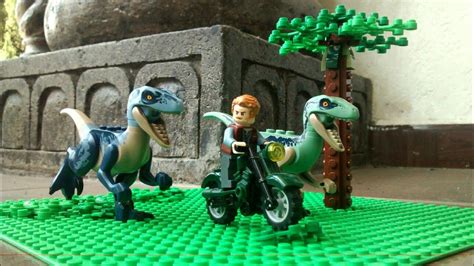 The Raptor Squad Lego Jurassic World Moc Youtube