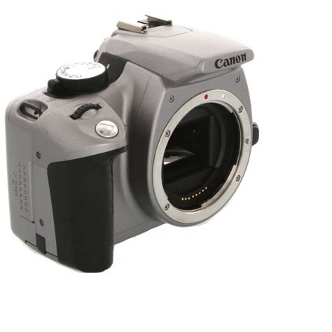 Canon Eos 350d Silver Euro Rebel Xt Digital Slr Camera Body 8 Mp