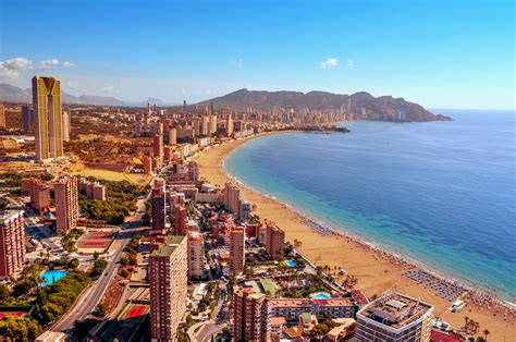 Aerial View Of Benidorm Spain Pure Vacations