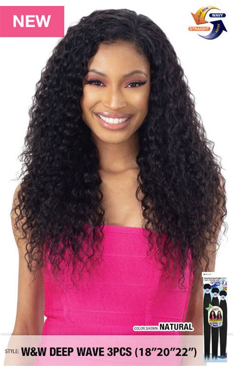 Naked Nature Brazilian Virgin Remy 100 Human Hair Nature Wet And Wavy