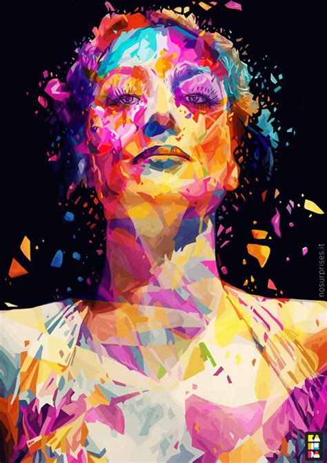 Abstract Colorful Portraits By Alessandro Pautasso Dzinewatch