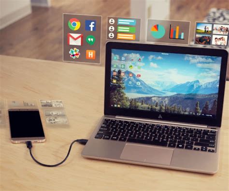 Android Phone Powered Laptop