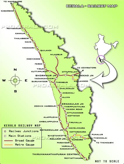 List of drought susceptible villages of kerala with severity classes. Kerala Railway Map - Railway Map of Kerala, Main Railway Stations in Kerala, Railway route