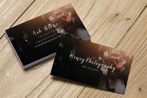 Honey Photography - Business Card Template