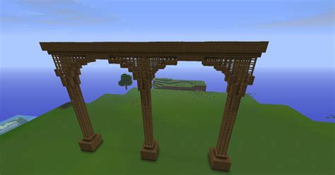 Wooden Train Bridge Minecraft Project