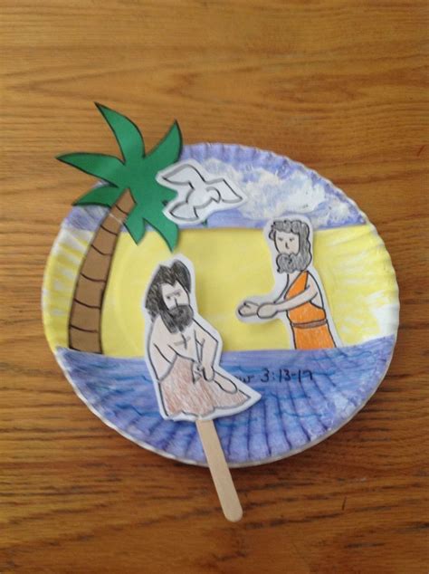 The Baptism Of Jesus Craft Sundayschoolist