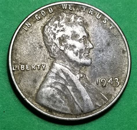 1943 Steel Wheat Penny Ww2 Era Collectible Coin Etsy