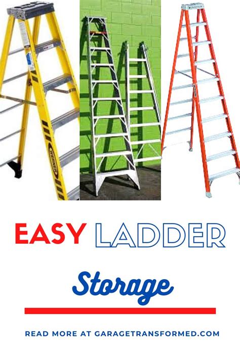 Garage Ladder Storage Best Hooks Hangers And Racks