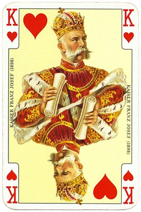 King Of Hearts Cards From Kaiser Jubileaum Spielkarten King Of Hearts