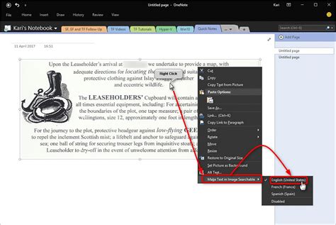Copy Text From Picture In Onenote Tutorials
