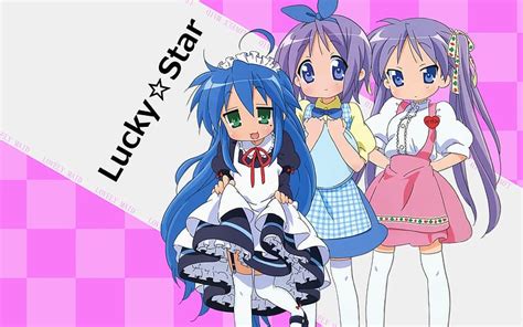 1080p Free Download Anime Lucky Star Kagami Hiiragi Tsukasa Hiiragi Konata Izumi Hd