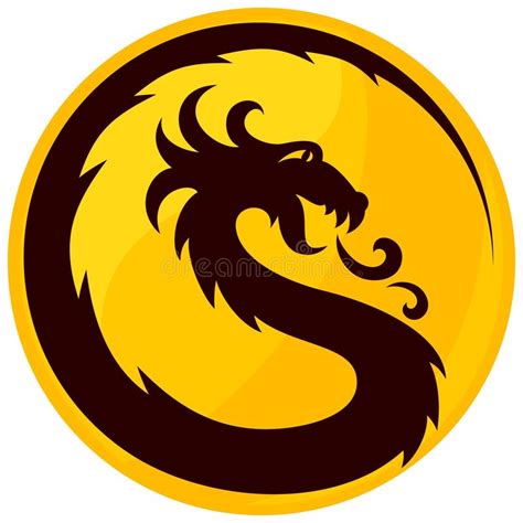 Символ дракона иллюстрация вектора иллюстрации насчитывающей мифология