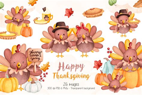 Happy Thanksgiving 2022 Clipart