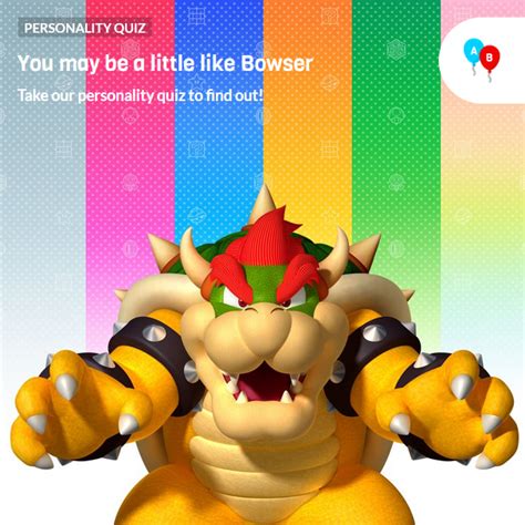 Super Mario Facts On Twitter Fun Bowser Personality Quiz Is A Promotional Mario Party 10