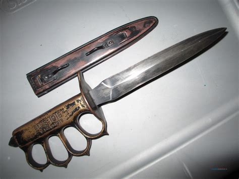 Lfandc 1918 Trench Knife With Original Lfandc 191 For Sale