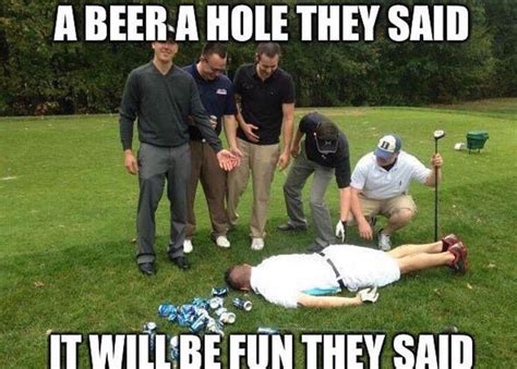 Funny Golf Meme Hilarious Golfing Drinking Games