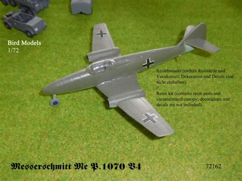 Messerschmitt Me P1070 V4 172 Bird Models Resin Kit Resin Kit 25