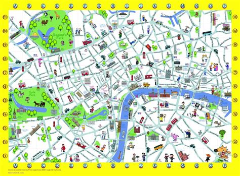 Printable Map Of London With Attractions Printable Maps