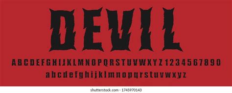 3978 Devil Font Images Stock Photos And Vectors Shutterstock