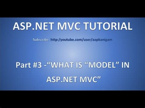 Part Model Binding In Asp Net Mvc Model View Controller Youtube