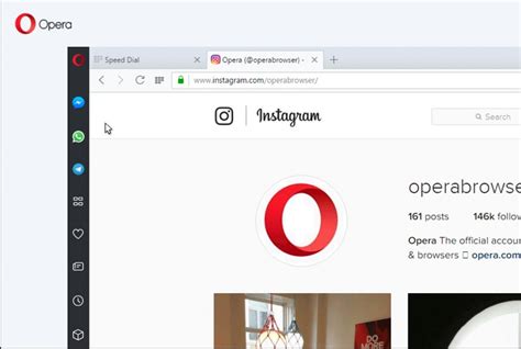 Opera Web Browser Gets Quick Access To Social Messaging Apps Revamped