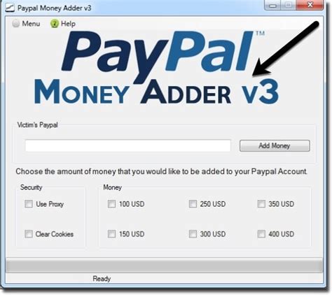 So if you need this software contact us;you can add and generate. Paypal Money Adder V3 - igofasr