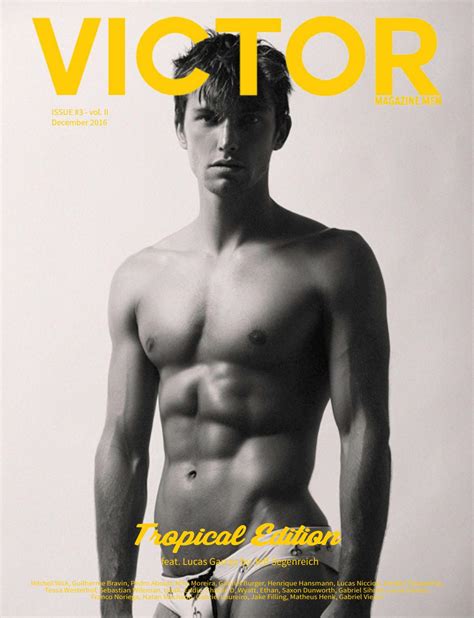 Victor Magazine Men 03 Volii Lucas Garcez Cover By Victor Magazine