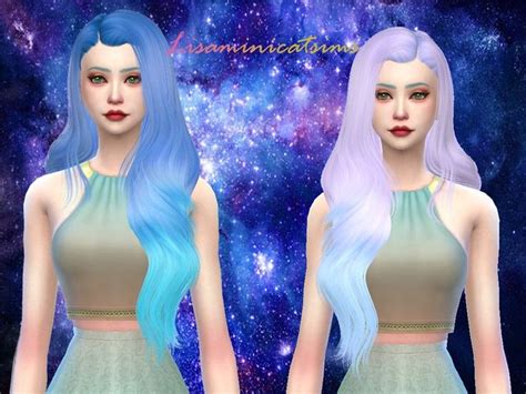 The Sims Resource Leahlillith`s Galia Hair Retextured By Lisam Sims